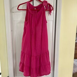 Pink Sleeveless women’s Dress
